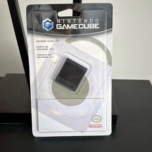 New Nintendo GameCube memory card